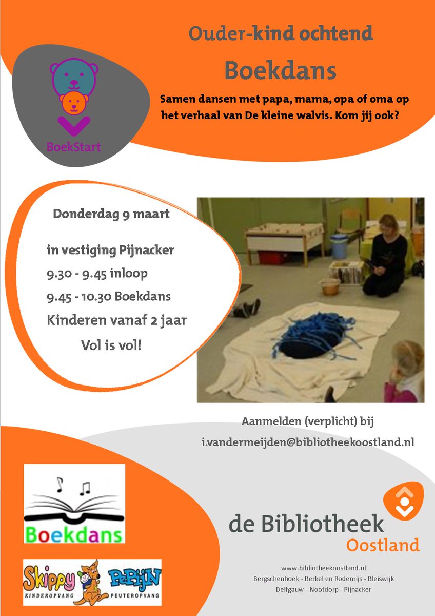 poster kind-ouder boekdans – Boekdans